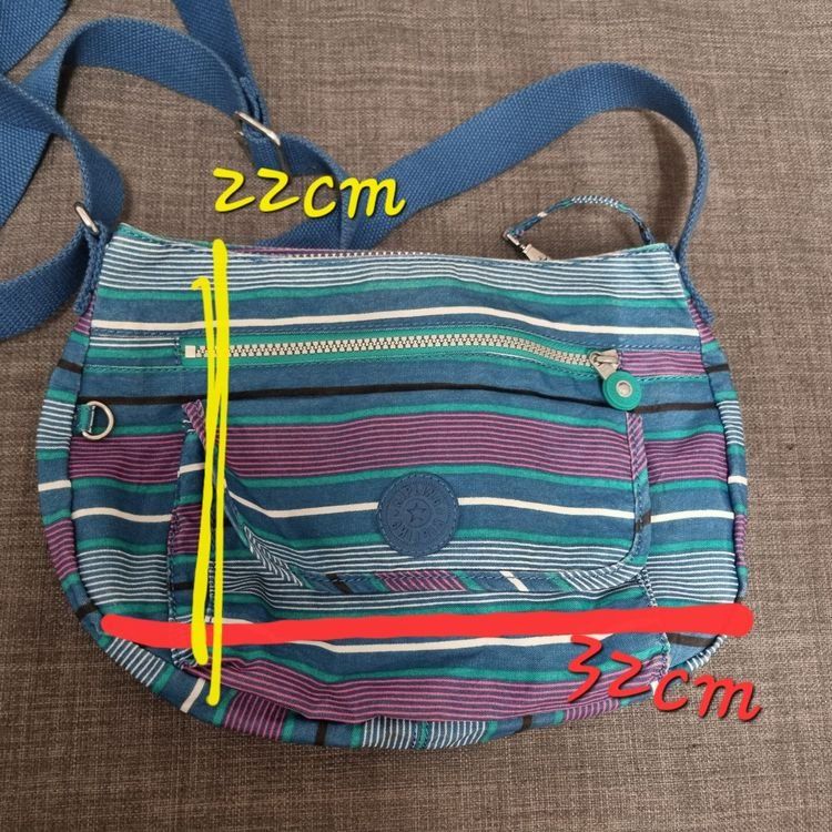 Kipling Borse da donna: Kipling Umhängetasche gestreift – Usato da Subingen venduto da DENDLE20 1