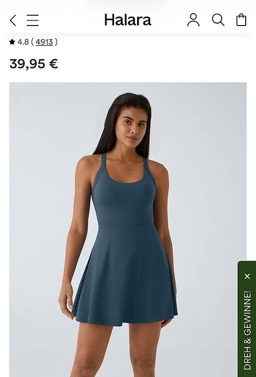 Vestiti: Halara Kleid mit Taschen, Grösse L  – Usato da Schlieren venduto da chr_kdf8