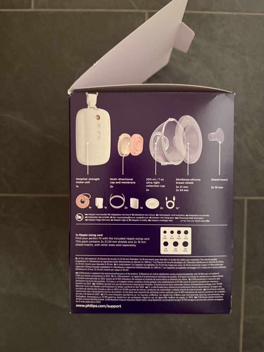 Philips Accessori per l’allattamento: Philips Avent Doppel-Milchpumpe Hands-free – Usato da Zürich venduto da Plant 1