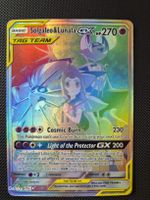 Solgaleo & Lunala GX 254/236 Rainbow Rare Cosmic Eclipse GD