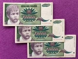 Belgrad - Jugoslawien - 3 Noten Dinar***
