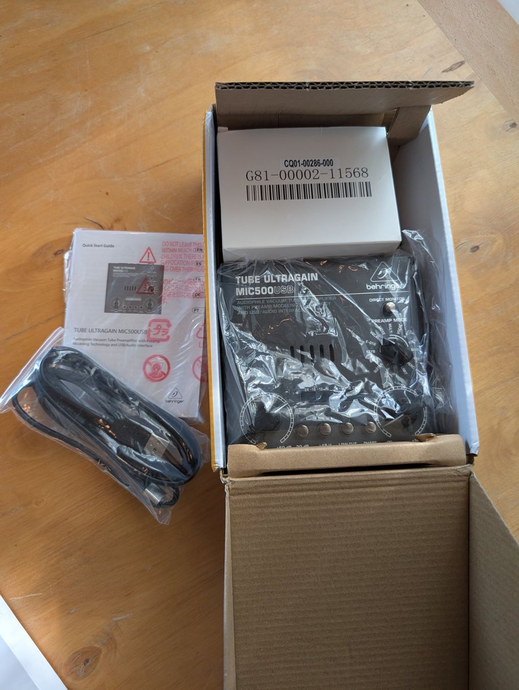 Behringer Strumenti musicali: Behringer MIC500USB Tube Ultragain – Usato da Oberdiessbach venduto da horisberger24 3