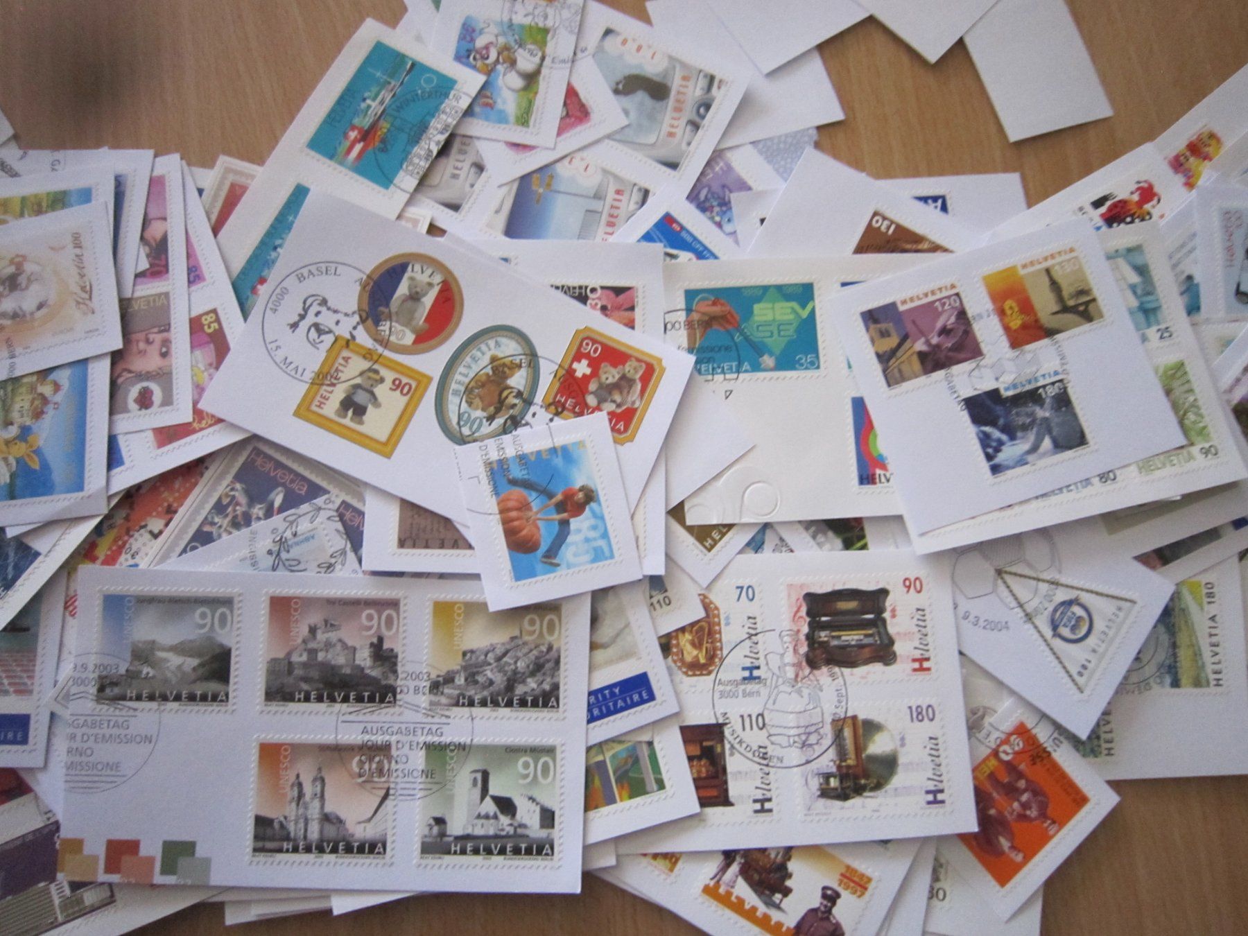 Alle Briefmarken: CH 08 Schöne Briefausschnitte bis ins 2000. – Gebraucht aus Giubiasco von sal_9j6w 6