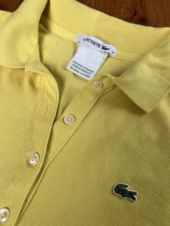 Polo Lacoste gelb Grösse 36 guter Zustand
