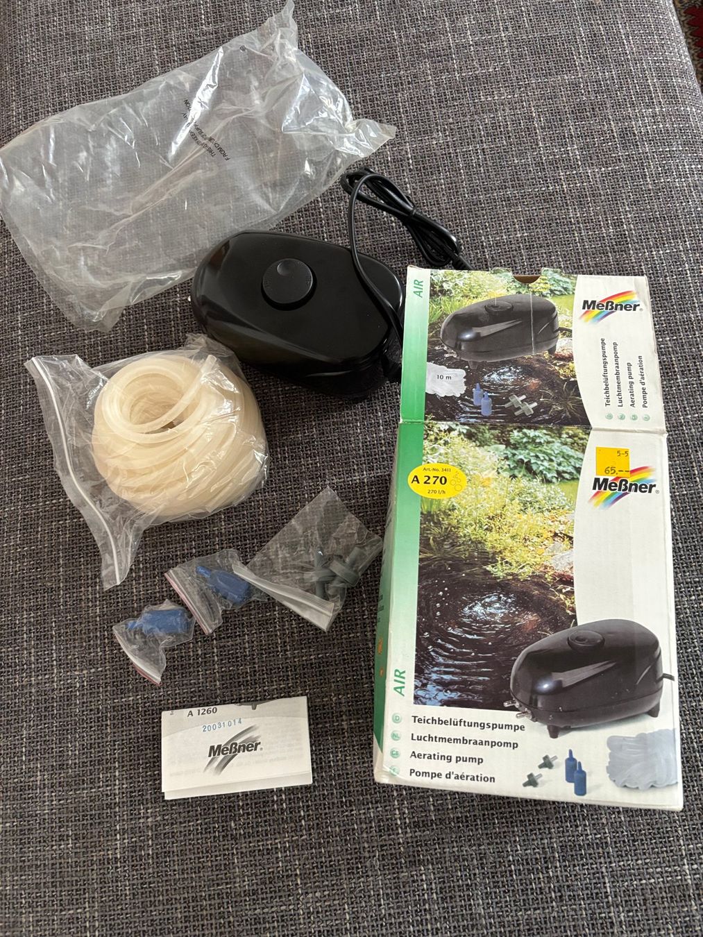 Pumpen & Teile: Teichpumpe, Aquarium Pumpe – Neu und originalverpackt aus Gossau SG von Gusho