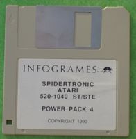 Disquette ATARI spidertronic