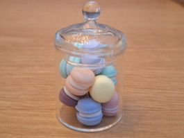 Handgemachte Macarons im Glas, auch für Maileg