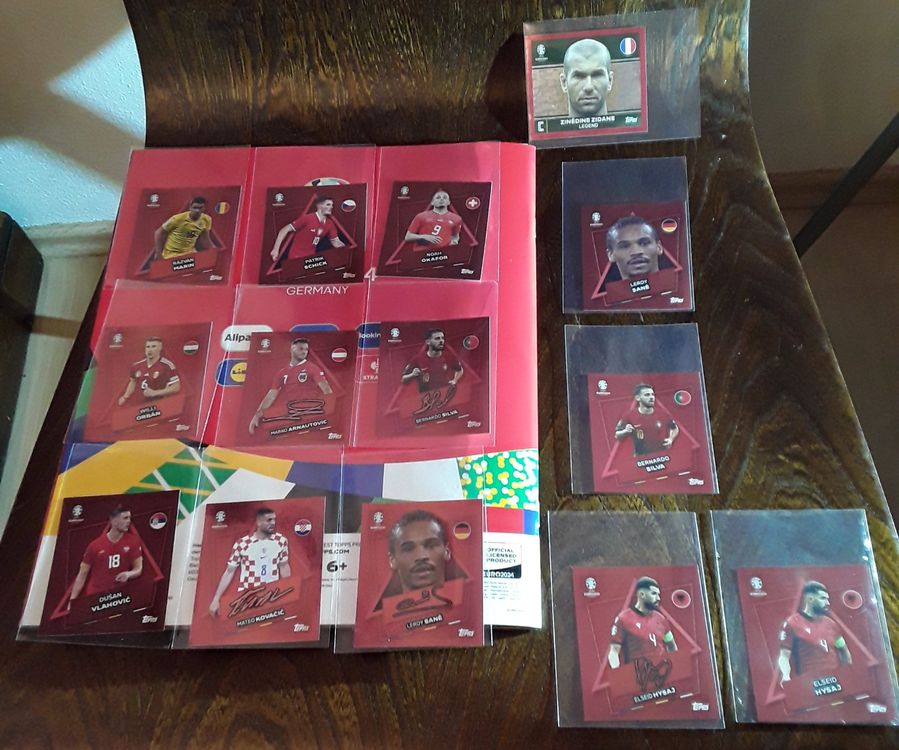 Album Topps Euro 2024 686 + 13 SP Sticker + Logo Foil Zidane | Kaufen ...