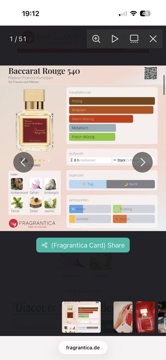 Kurkdjian Profumi & Eau de Toilette: Baccarat Rouge 540 Duftprobe 2ml – Usato da Sursee venduto da nri_sbv9 2