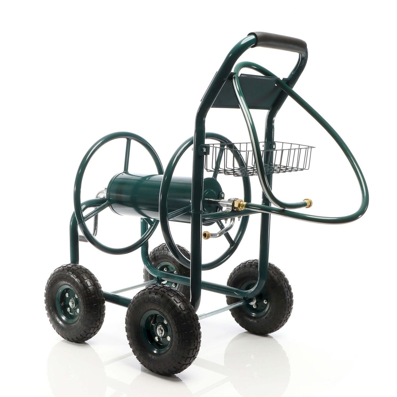 Bewässern & Giessen: WilTec Gartenschlauchwagen – Neu und originalverpackt aus Bottighofen von zaap 7