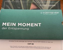 Gutschein Wellness-Therme FORTYSEVEN CHF 90