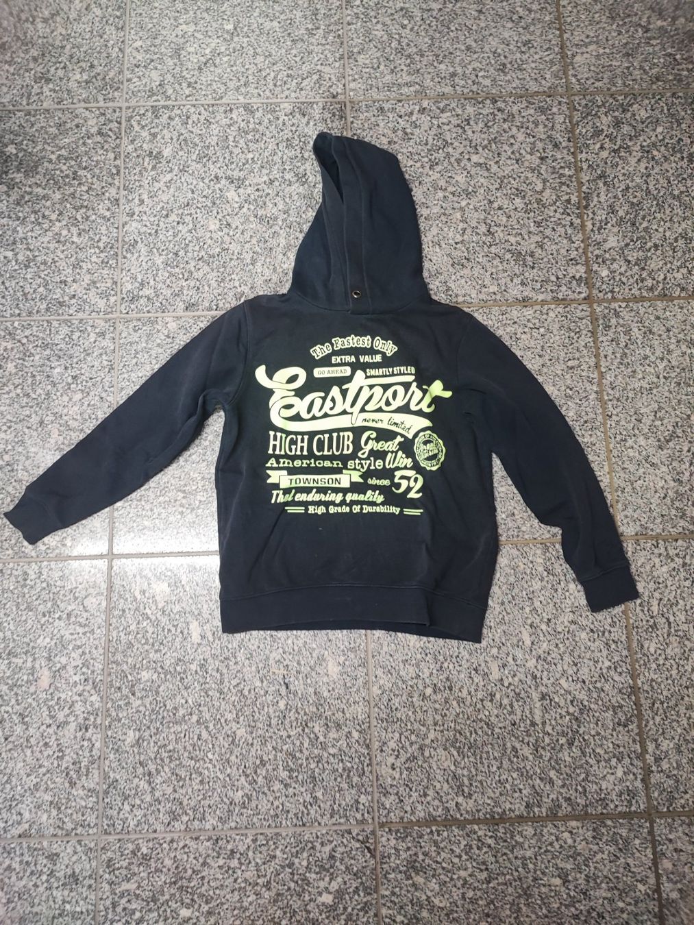 C&A Maglioni & Felpe: Pullover Hoodie, Gr. ,146/152, Dunkelblau – Usato da Grabs venduto da Margelchopf1