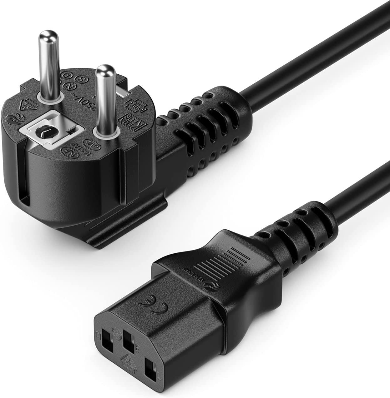 Cavi: Netzkabel / PC / Computer Kabel 230 V / EURO – Nuovo e nell'imballaggio originale da Humlikon venduto da GX30 1