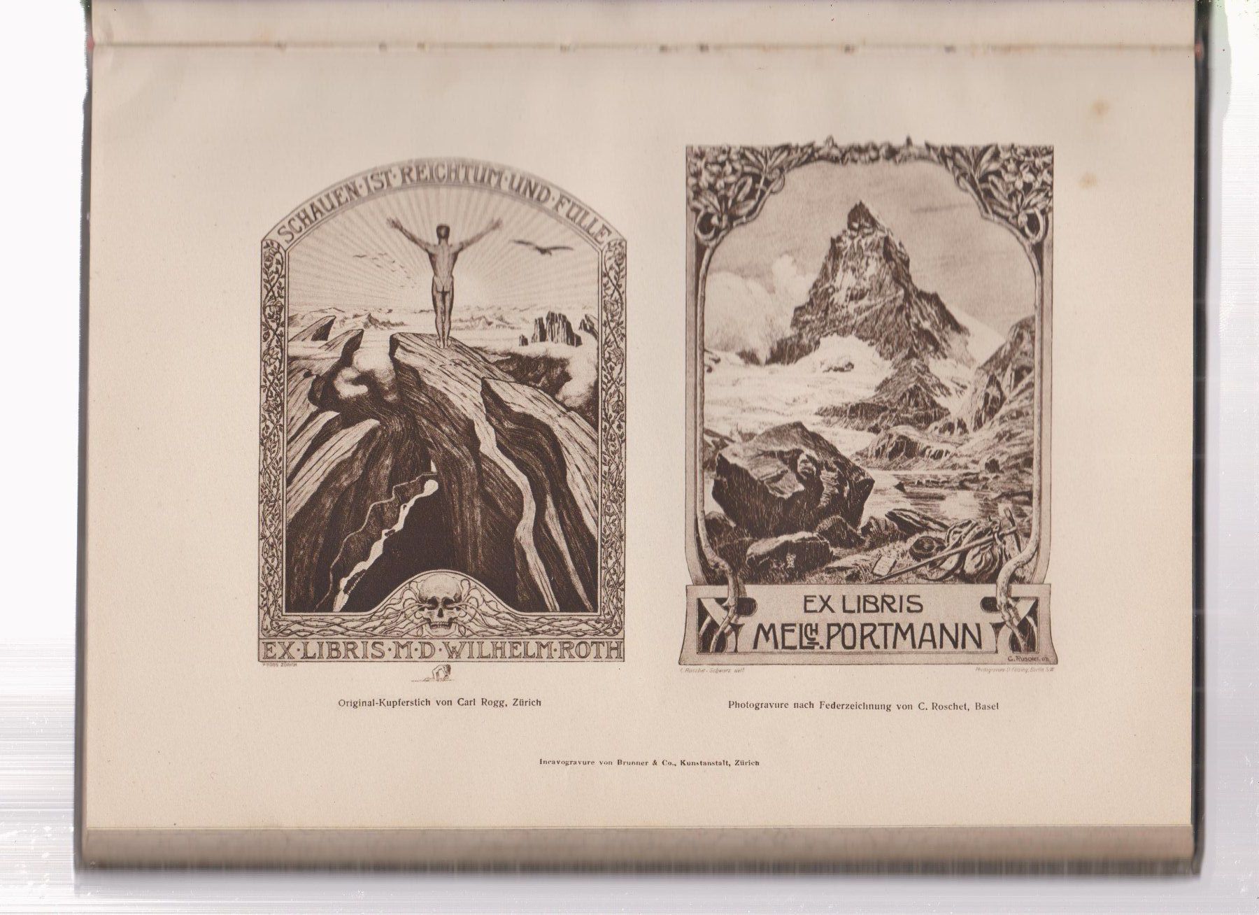 Libri: Ex Libris  und  Jahrbuch SAC von 1916 – Usato da Vitznau venduto da Mina60 3