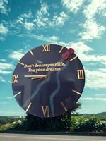orologio in resina epossidica diametro 35 cm