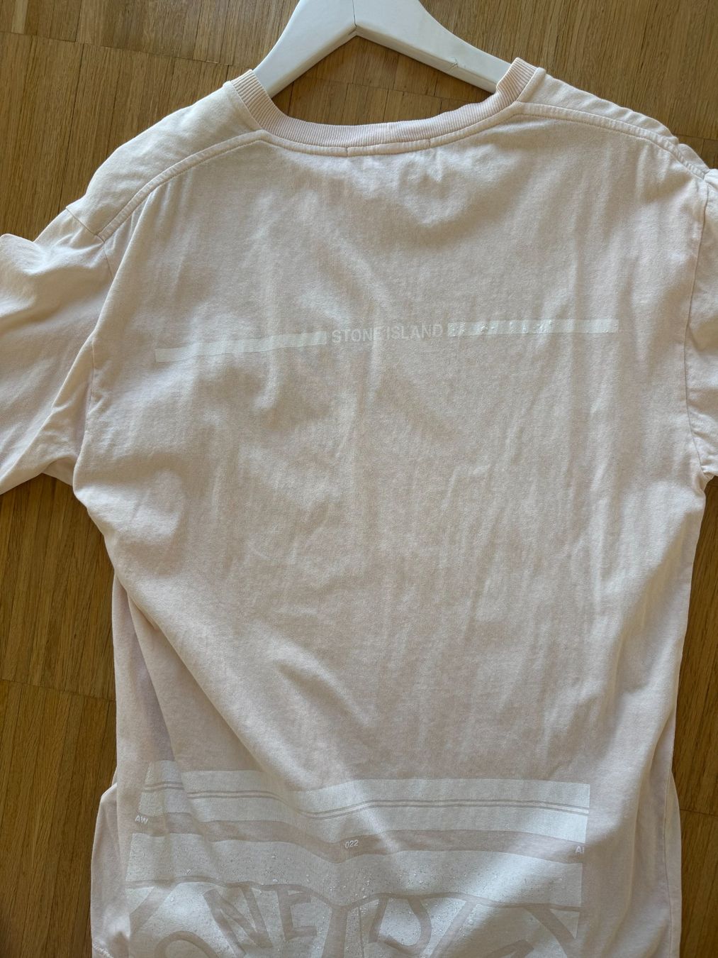 Stone Island T-shirt: Stone Island T-Shirt - Hellrosa Pink – Usato da Münchwilen TG venduto da Androxid 4