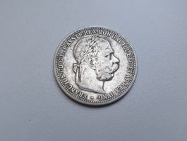 🇦🇹 1 Korona 1901 ** VF **- silver 5g .835