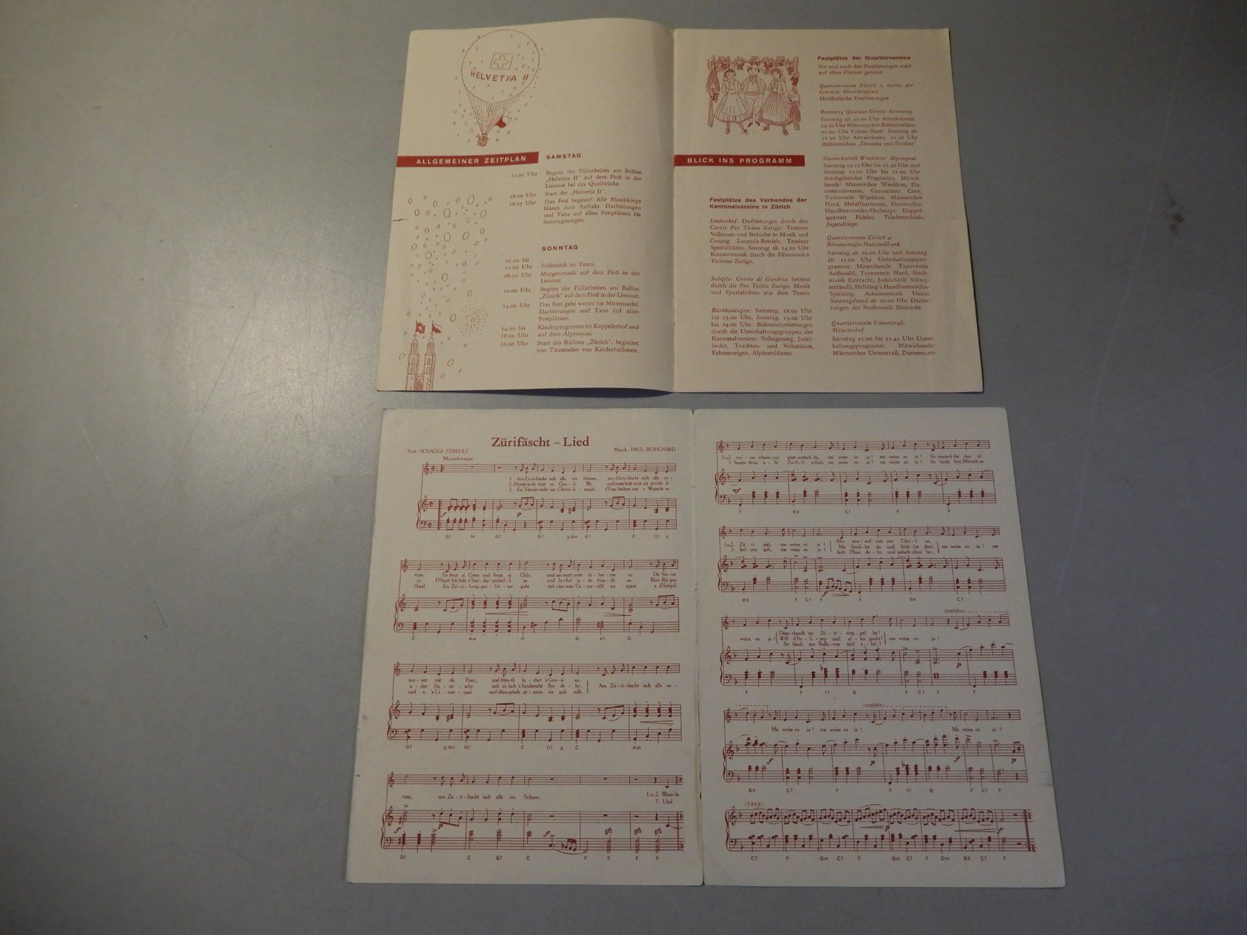 Dokumente: Zürifäscht 1953 Sammlung, Programm und Grusskarte – Gebraucht aus Erstfeld von Mario_boe0 6