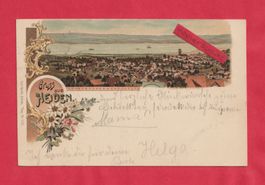 Gruss aus Heiden (AR) Hääde    Farb-Litho anno 1901