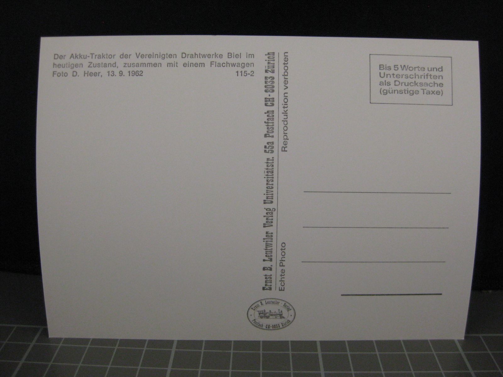Cartoline postali: AK Biel vereinigte Drahtwerke – Nuovo (secondo la descrizione) da Malters venduto da Marosko 1