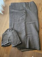 IKEA KARIT Tagesdecke Bettüberwurf, brau, grau