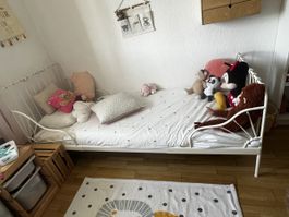 Ikea Minnen Bettgestell inkl Matratze