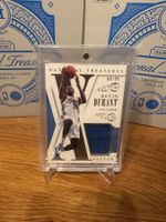 Carte Kevin Durant Panini National Treasures  patch / 99