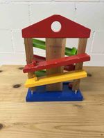 Eichhorn Kugelbahn aus Holz, gebrauchter Zustand