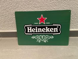Heineken Beer Metall  Schild für Sammler !NEU%