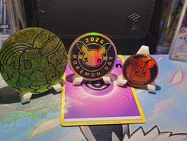 1x Pokémon Münzen Aufsteller (Weiss) - 3D Druck