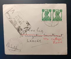 INDIEN, Zensierter Brief nach LAHORE 1942