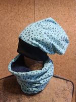 Wintermütze - Loop-Set "Handgemacht"