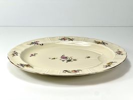 LIMOGES Servierschale Blumenmuster Antik