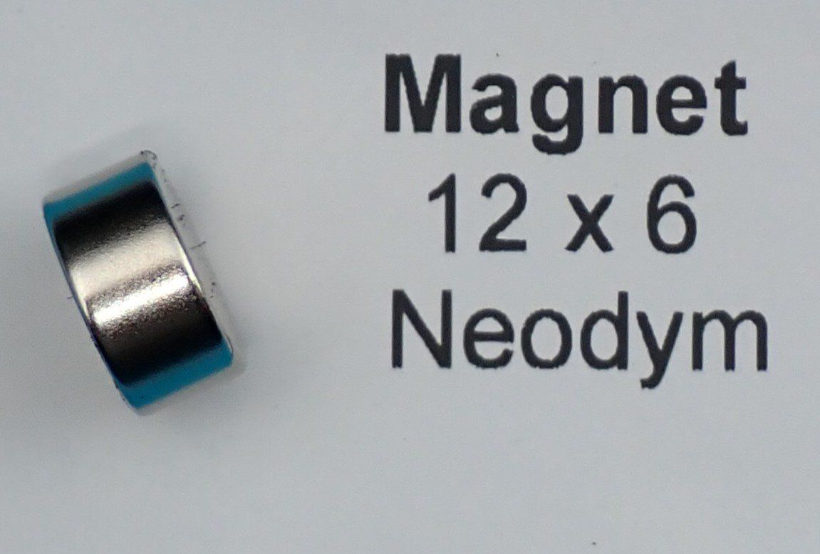 Calamite: Magnet Durchmesser 12 x 6 Neodym Scheibenmagnet – Nuovo e nell'imballaggio originale da Lömmenschwil venduto da ritalin01 1