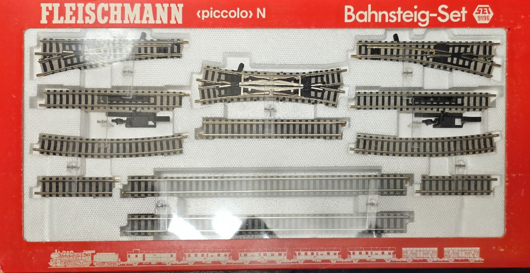 FLEISCHMANN N AIGUILLAGE TRIPLE RÉFÉRENCE 9158