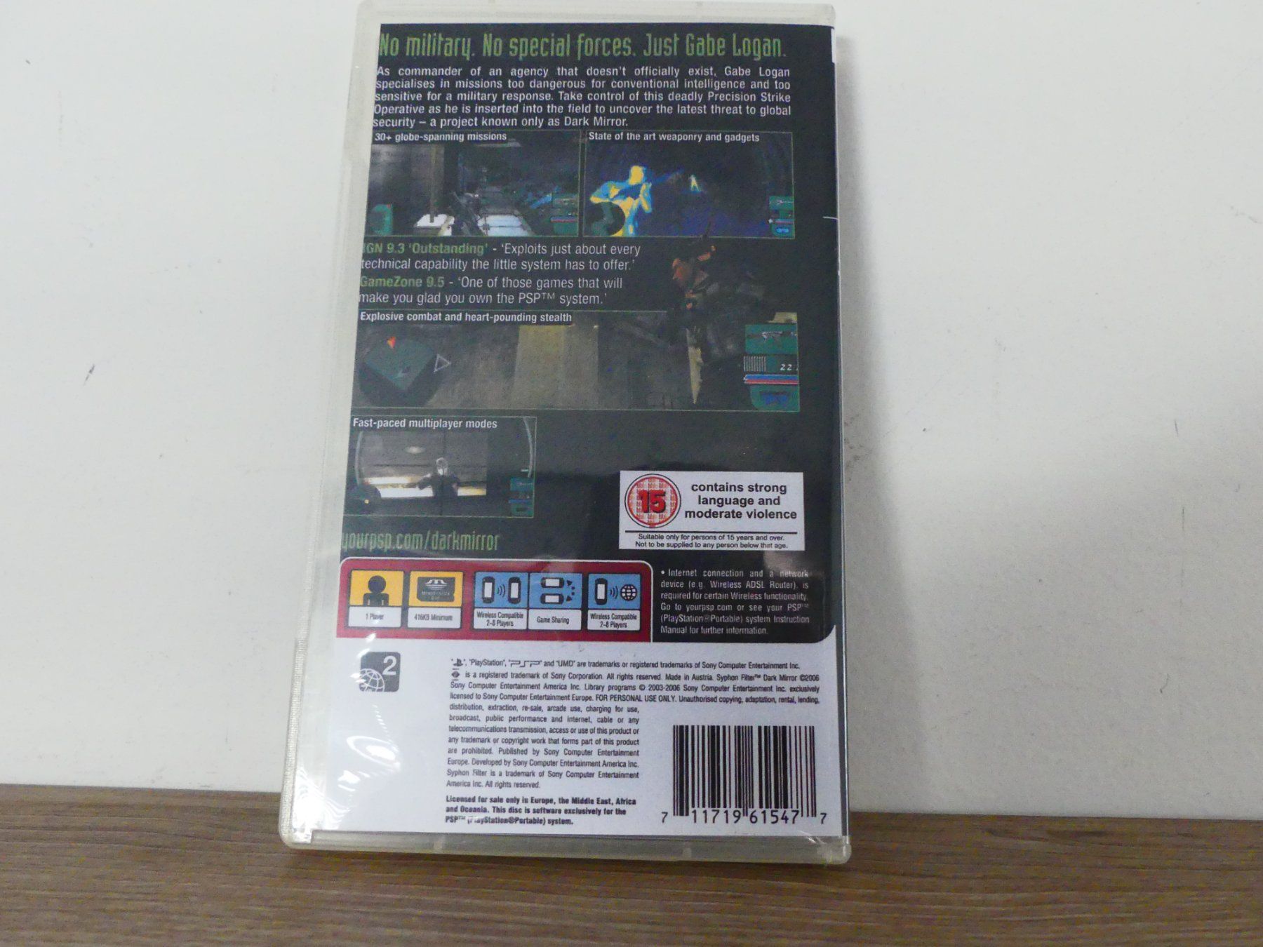Giochi: Syphon Filter: Dark Mirror - Playstation PSP – Usato da Bassersdorf venduto da retrolab 2