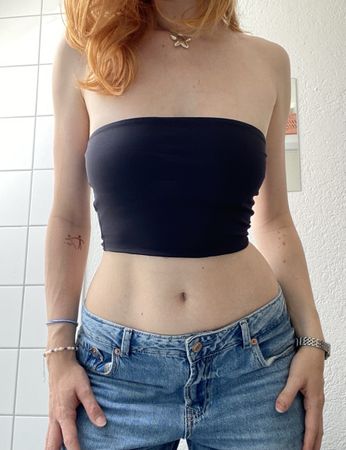 Tube top balck size XS used