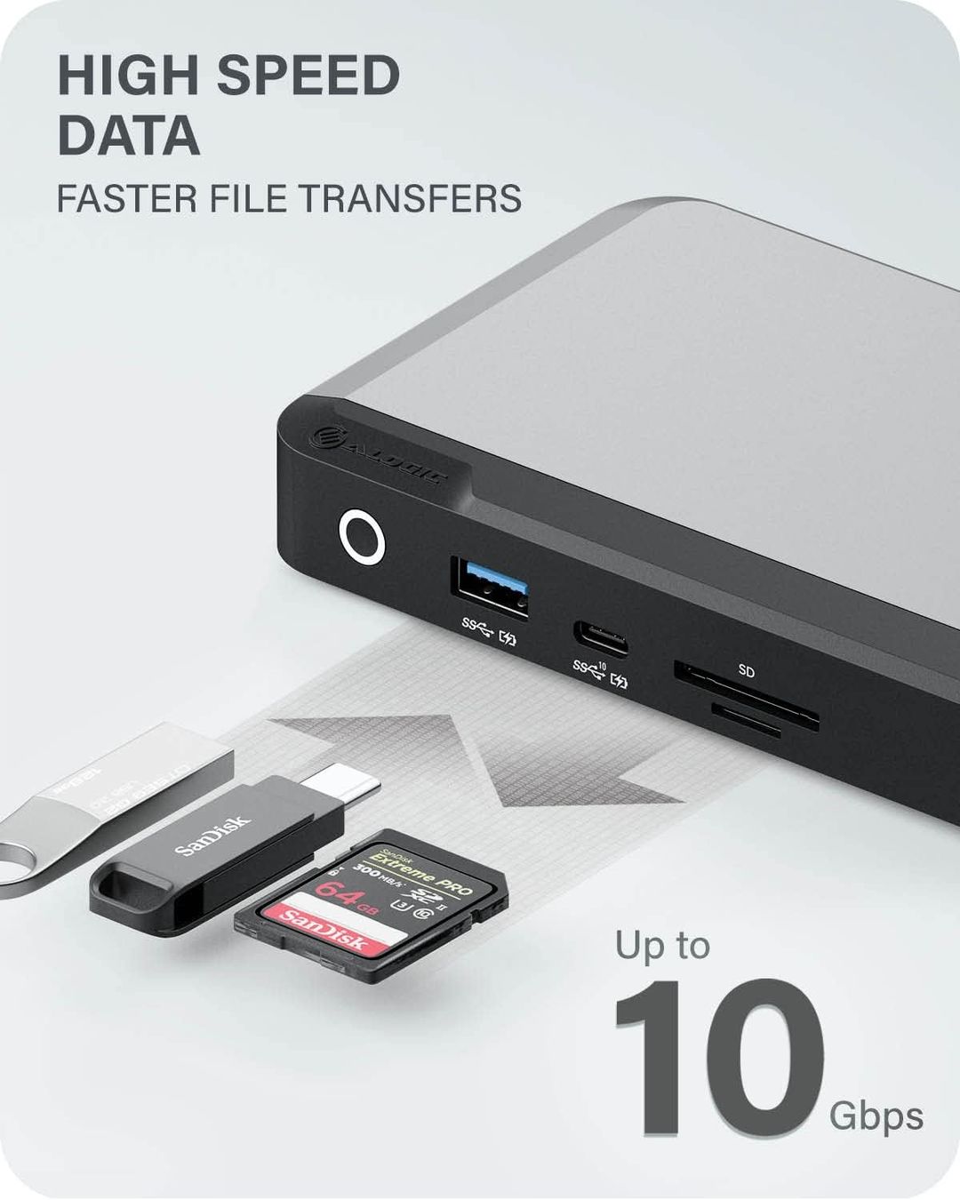 Dockingstation: DX3 Universal Dockingstation mit dreifachem 4K – Neu und originalverpackt aus Dietlikon von Salesmax 4