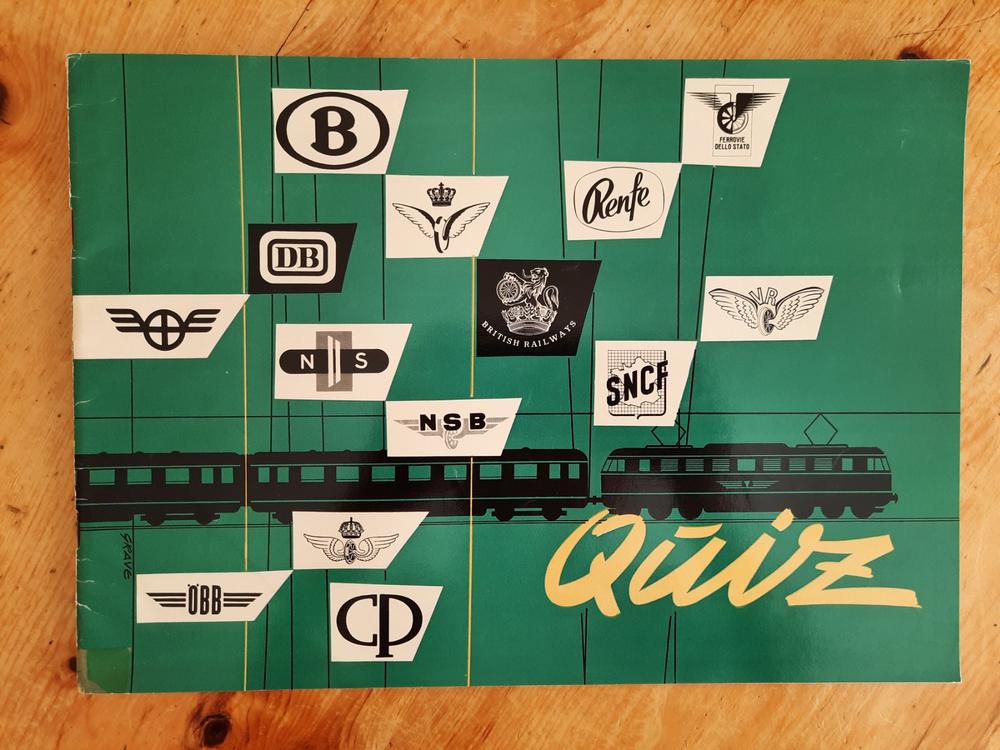 UIC-Quiz (SBB, ÖBB, DB, SNCF, FS, ...), ca. 1960 (Gebraucht) in Bever ...