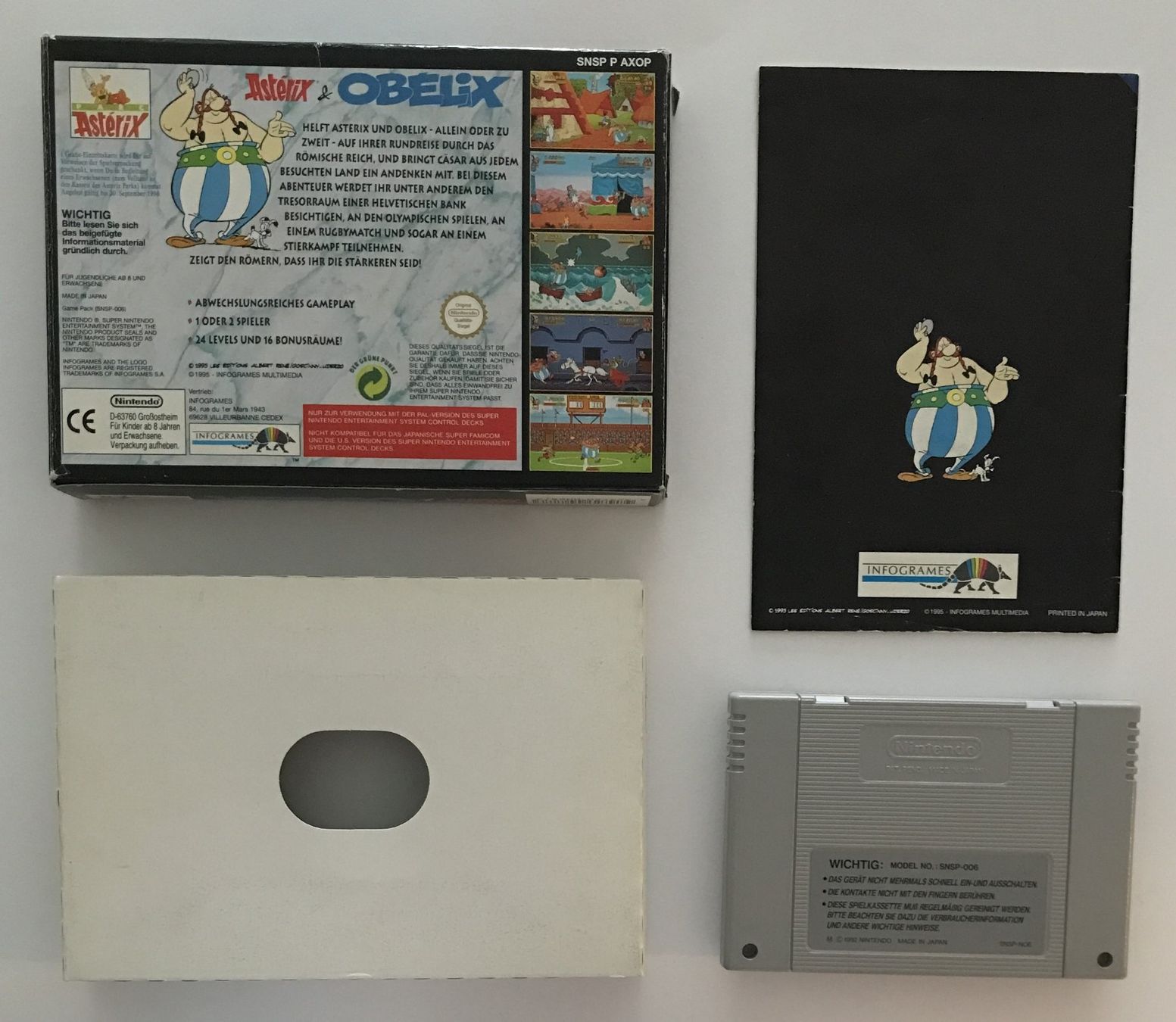 Spiele: SNES - Asterix & Obelix ( OVP ) – Gebraucht aus Allschwil von Bullach 1