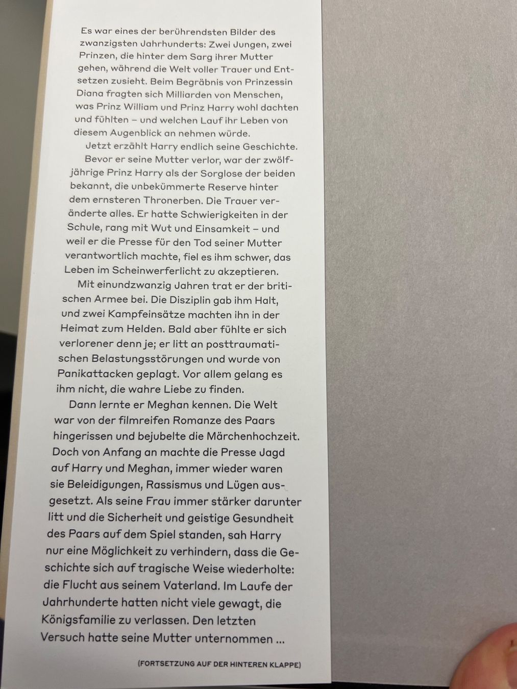 Bücher: Buch PRINZ HARRY; Reserve – Neu (gemäss Beschreibung) aus Zürich von pamleano 2