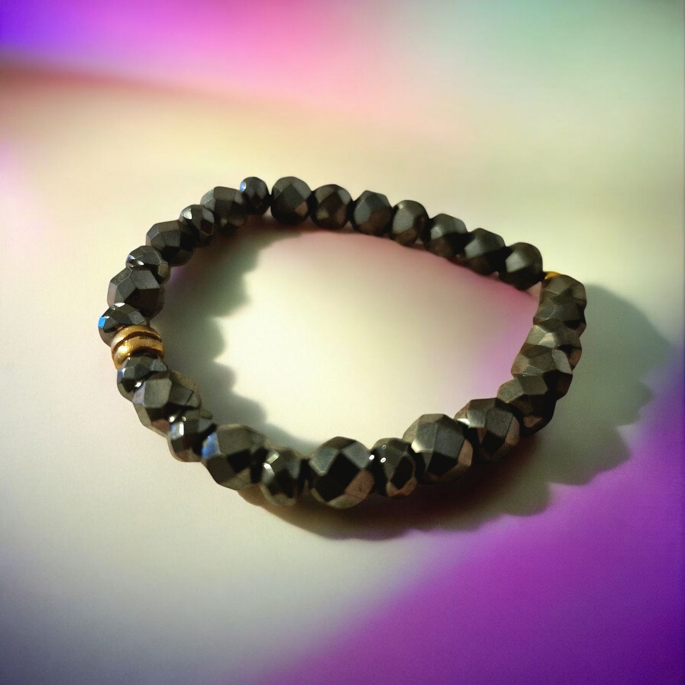 Bracciali & Braccialetti: Funkelndes Armband Hämatit & Bronze – Nuovo e nell'imballaggio originale da Aarau venduto da Schmuckhoehle_MD 8