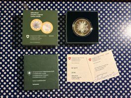 Silberdistel / Sonderverpackung mit Unterschrift Künstler