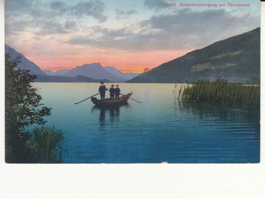 Ansichtskarten: Thunersee ca. 1910 – Gebraucht aus Bürglen TG von StampGraf