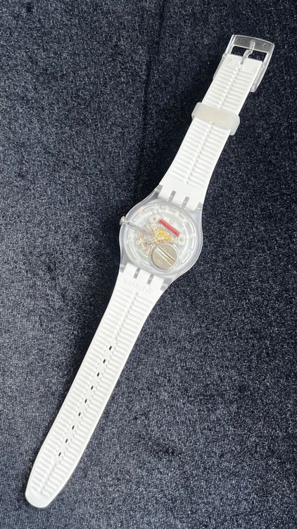 Swatch Orologi: Swatch Uhr Gent mit Kirschblüten Design – Usato da Grenchen venduto da chththl 6