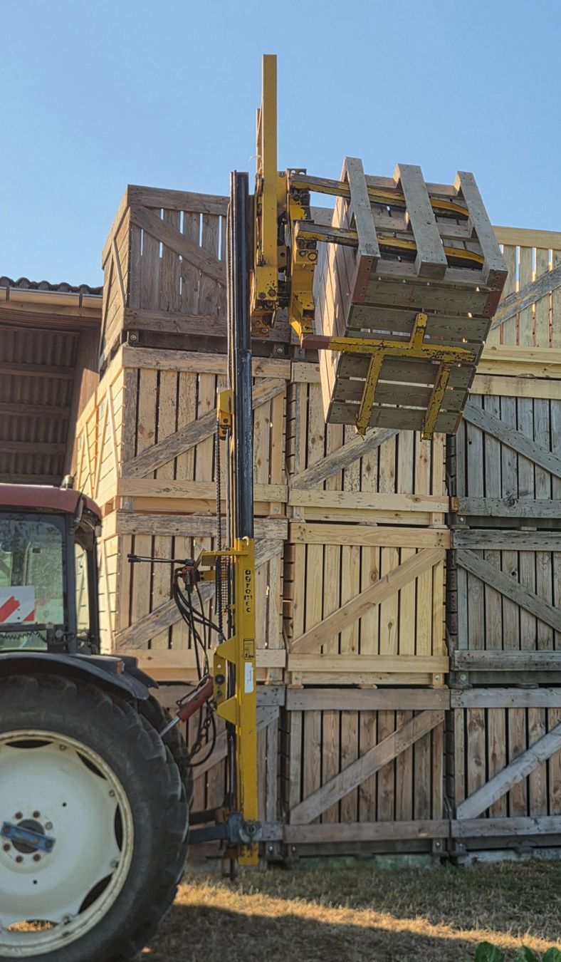 Carrelli elevatori e a forche: Heckstapler für Traktor – Usato da Kirchberg venduto da 1Buri1 3
