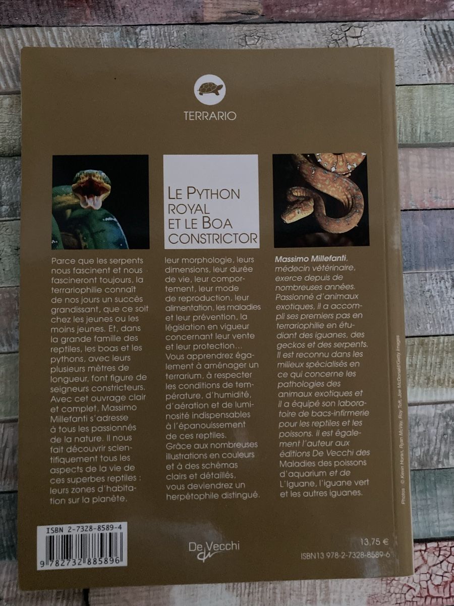 Livres: Livre python et boa – D'occasion à Plagne par gigi204 1