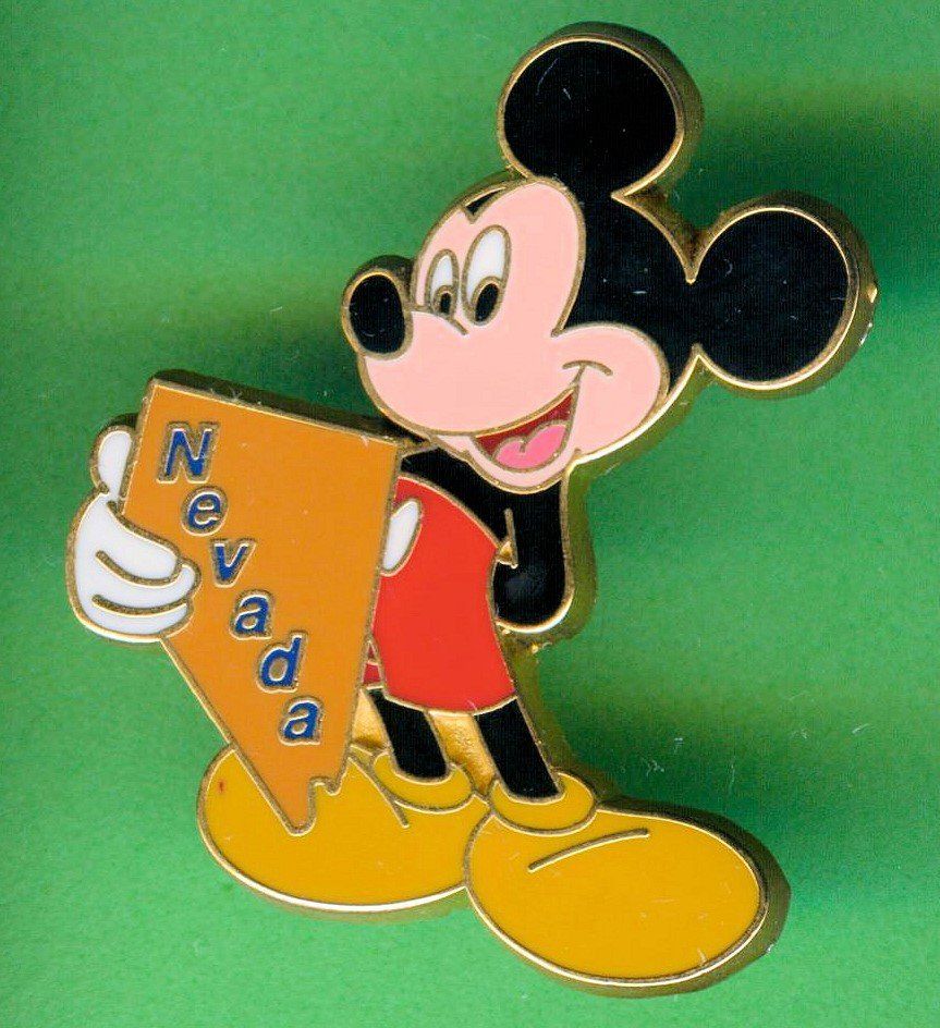 Disney Placchette & Badge: DISNEY  Mickey Maus  NEVADA – Usato da Winterthur venduto da Sammleroase
