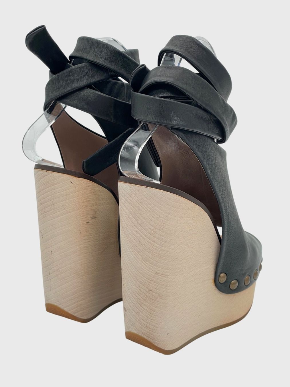 Chloé Scarpe da donna: Chloé Penelope Wedge Sandale mit Absatz EU 35.5 Schwarz – Nuovo (secondo la descrizione) da Zürich venduto da shoe_shop 3