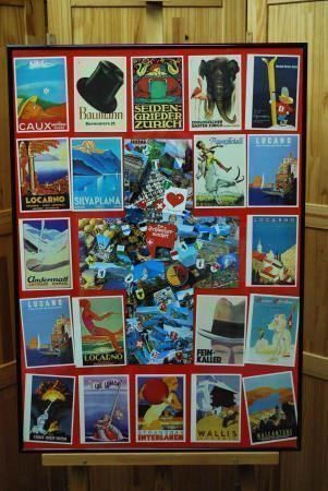Sammelbilder & Trading cards: Vintage Plakat aus Alte Postkarten – Gebraucht aus Schaffhausen von vintageworld 1